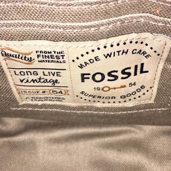 Fossil #54 crossbody bag safari boho style in EUC - Picture 7 of 10